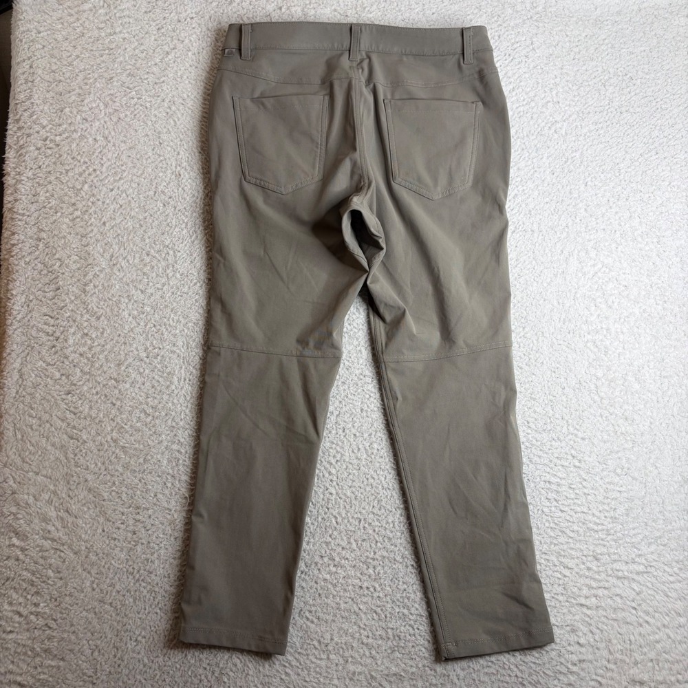 Lululemon ABC Pant Slim 31 (32x27) Warpstreme Olive 5 Pocket Trousers LM5ADTS